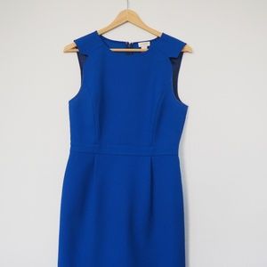 Notch Shoulder Detail J.Crew Sheath Dress